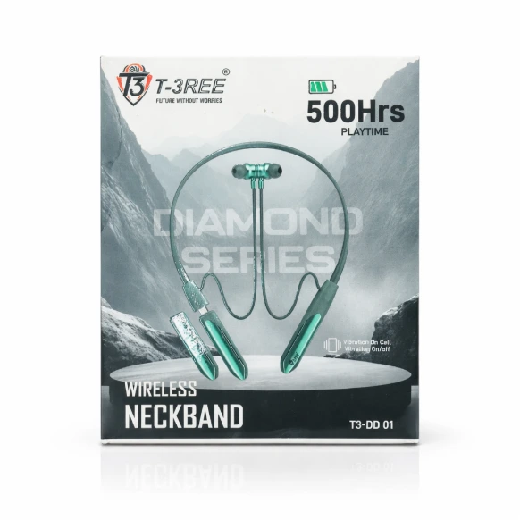 Neckband 500Hrs Play Time Dual Battery